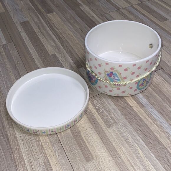 Minnie Mouse DISNEY PORCELAIN ROUND BOWL TRINKET BOX WITH LID BOWL gift box - Picture 9 of 12